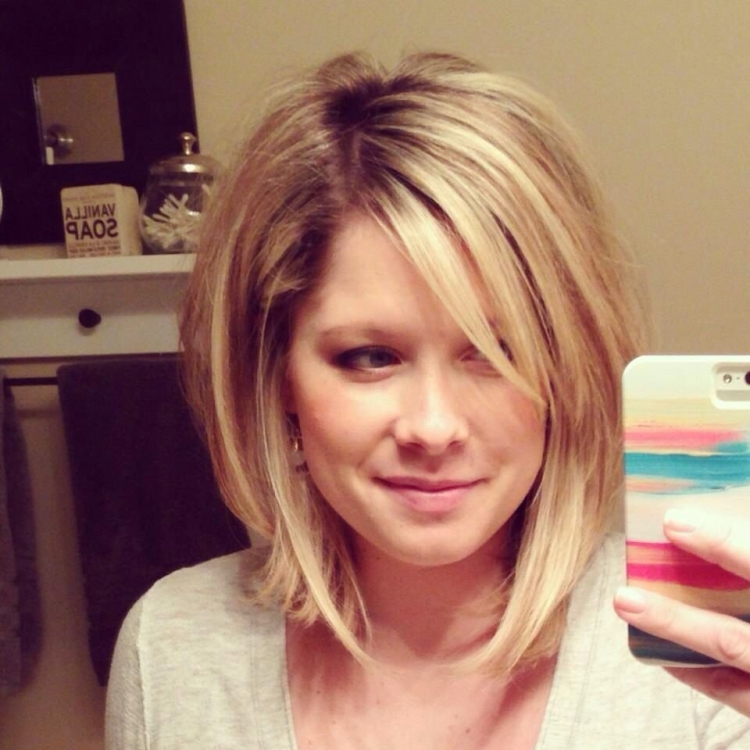 Каскадный Боб на средние волосы без чел
