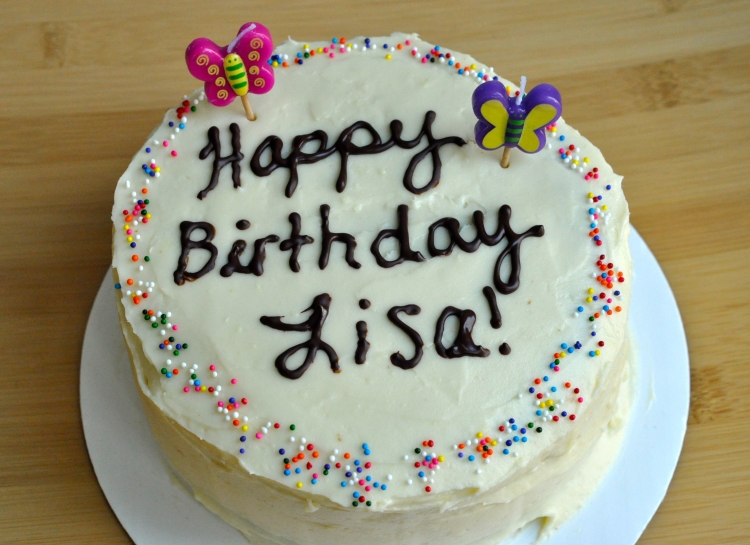 Happy Birthday Cake Lisa