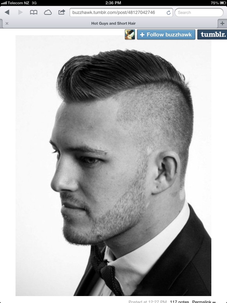 Прическа андеркат милитари