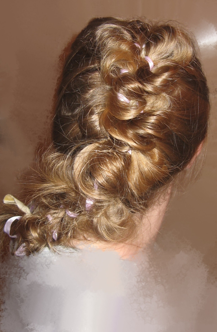 Детская прическа фонтанчик