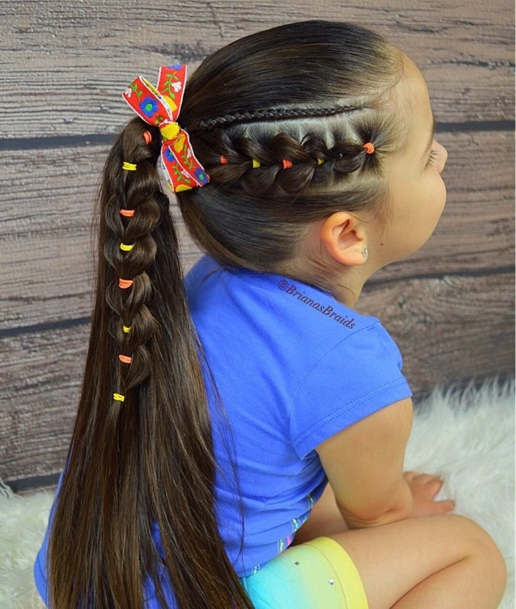 Детская прическа фонтанчик