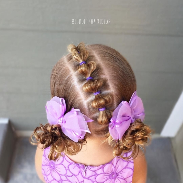 Причёски для девочек в садик