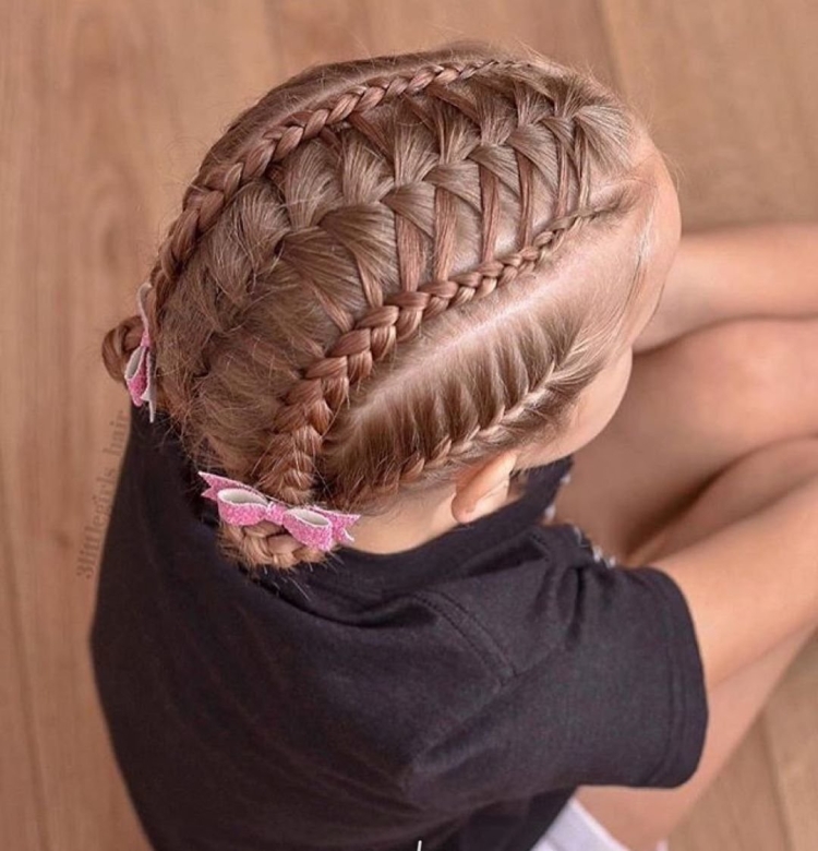 Тугие косички для девочек