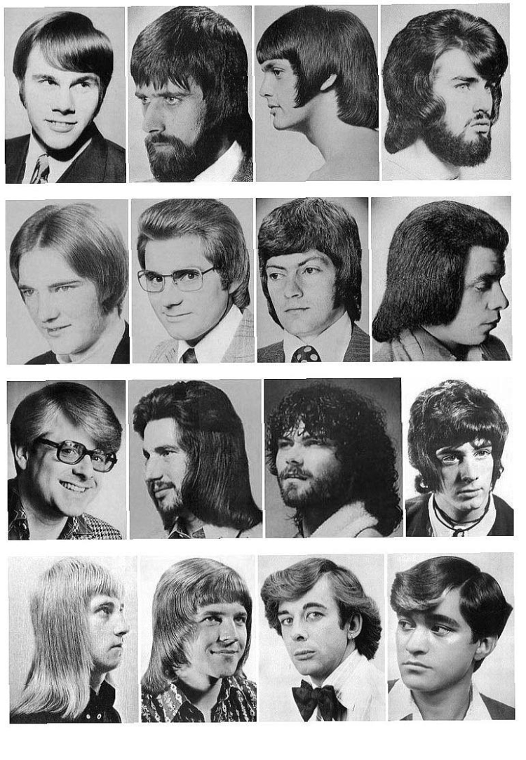 Мужские прически 70х 80х