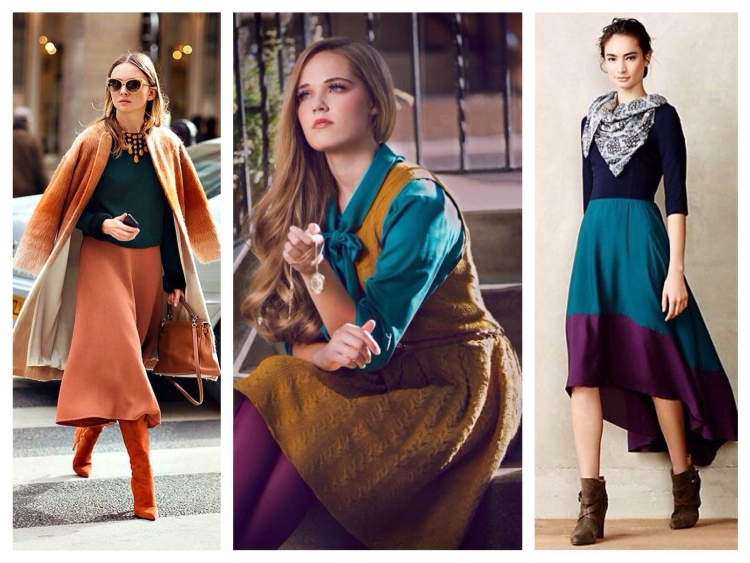 Цвет морской волны сочетание в одежде