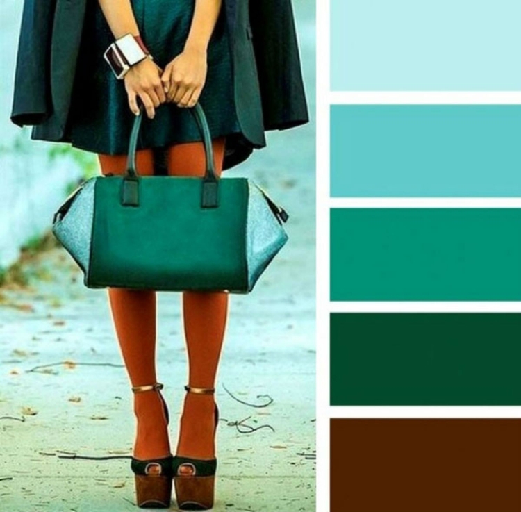 Сочетание цветов с изумрудным