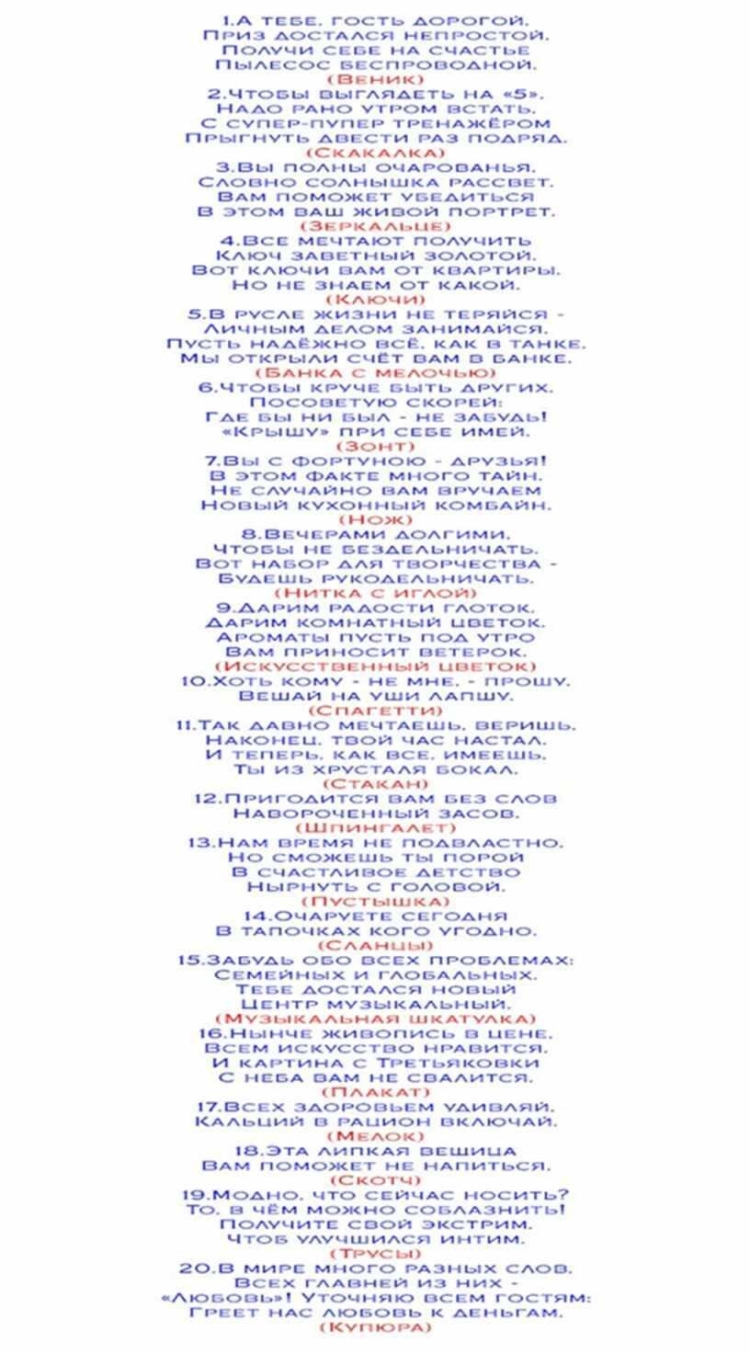 Сценка-поздравление на день рождения прикольные мужчине