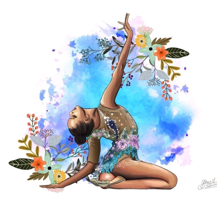 Гимнастка арт