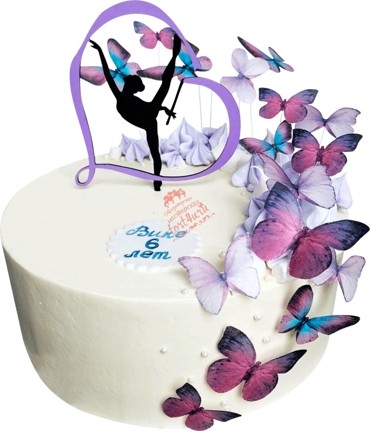 Торт с гимнасткой для девочки 10 лет
