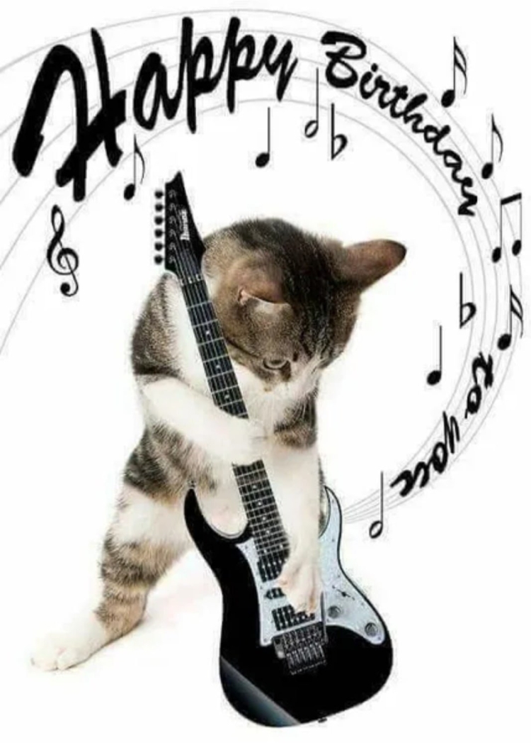 Открытка в стиле рок