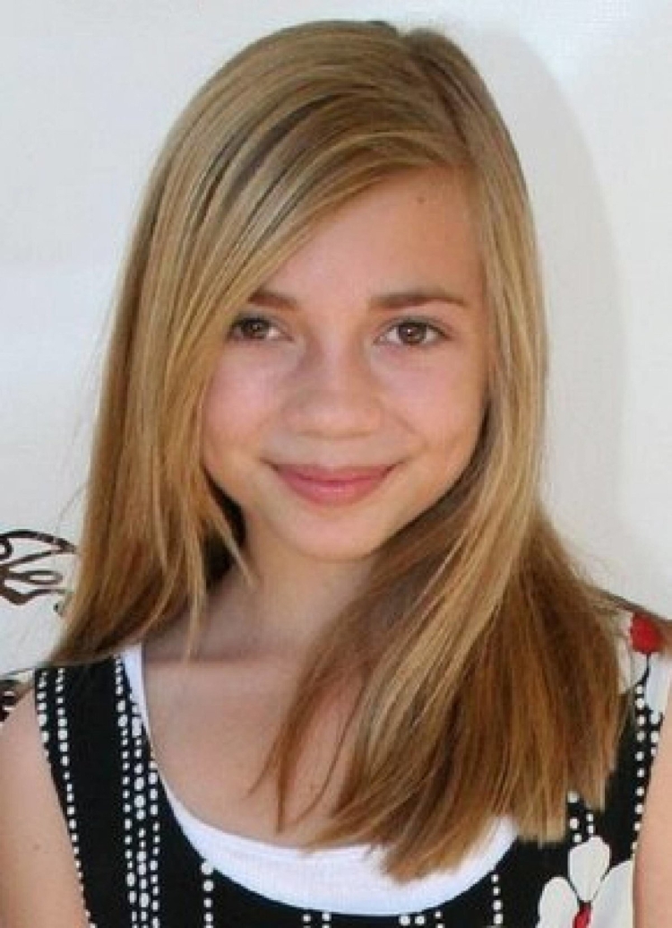 Стрижка для девочки 12 лет на средние волосы