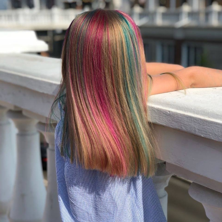 Окрашивание волос детям