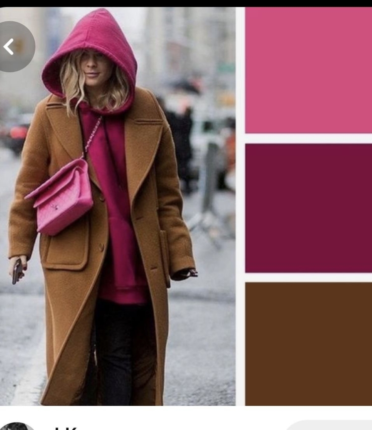 Ягодный цвет в одежде