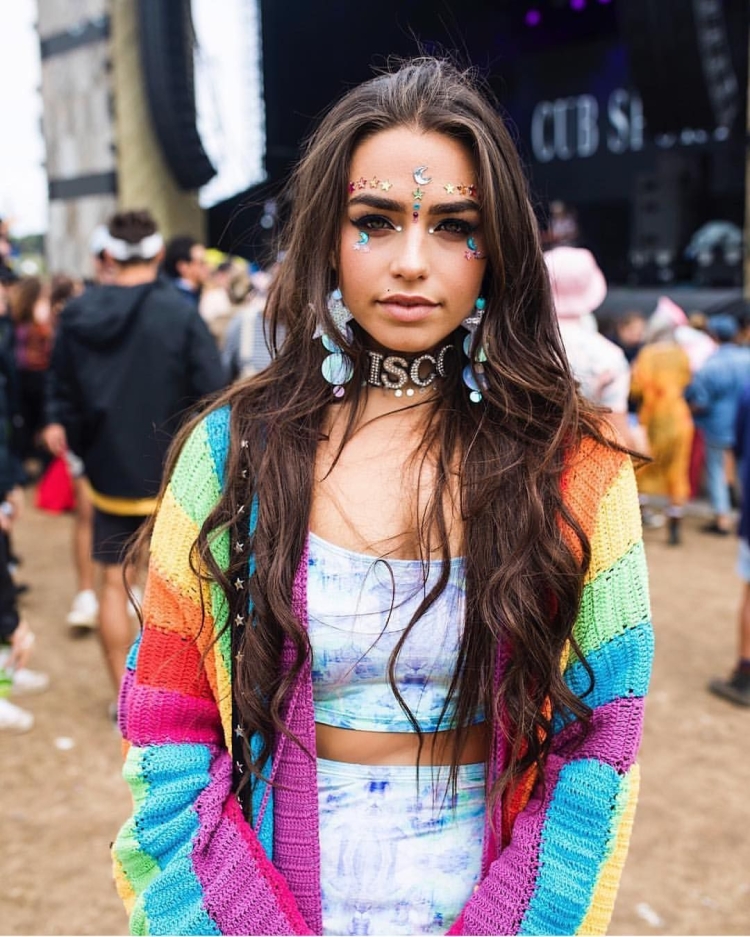 Фестиваль Коачелла макияж