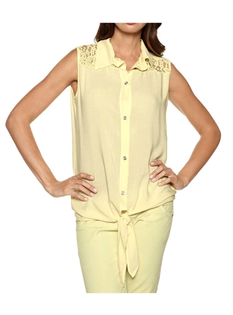 Рубашка ванильного цвета