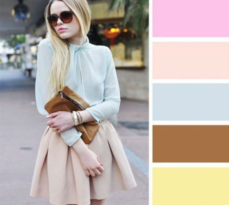 Сочетание бежевого цвета