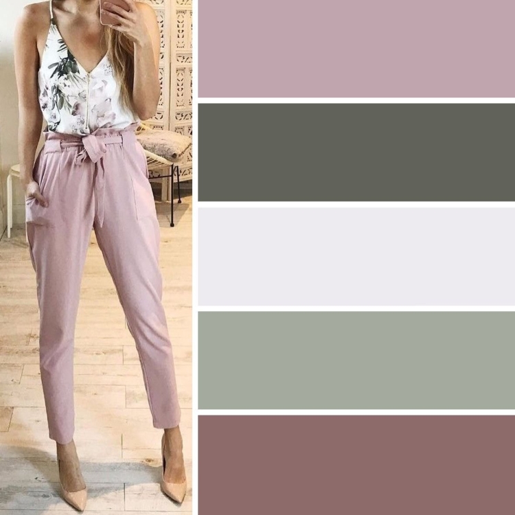 Сочетание с молочным цветом в одежде