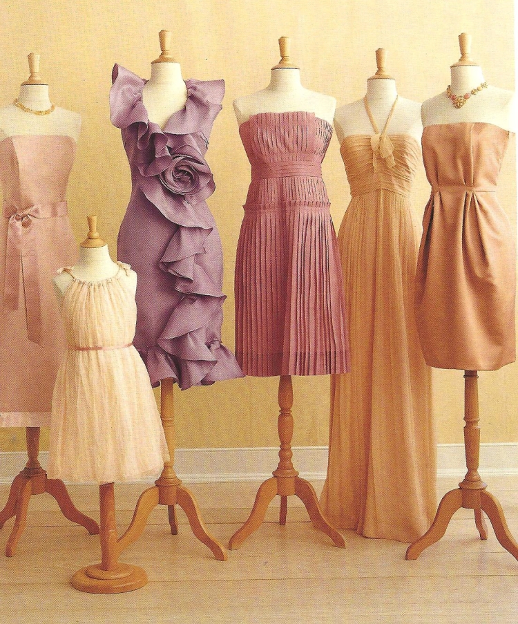 Цвет чайная роза в одежде