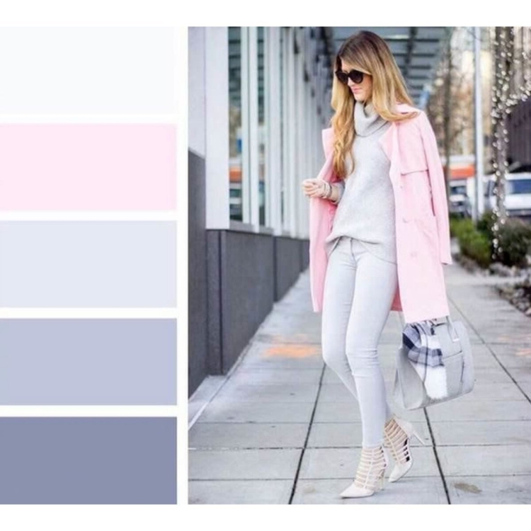 Лучшие сочетания с серым цветом в одежде