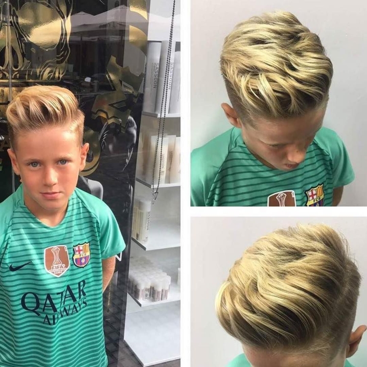 Прически для мальчиков с окрашиванием