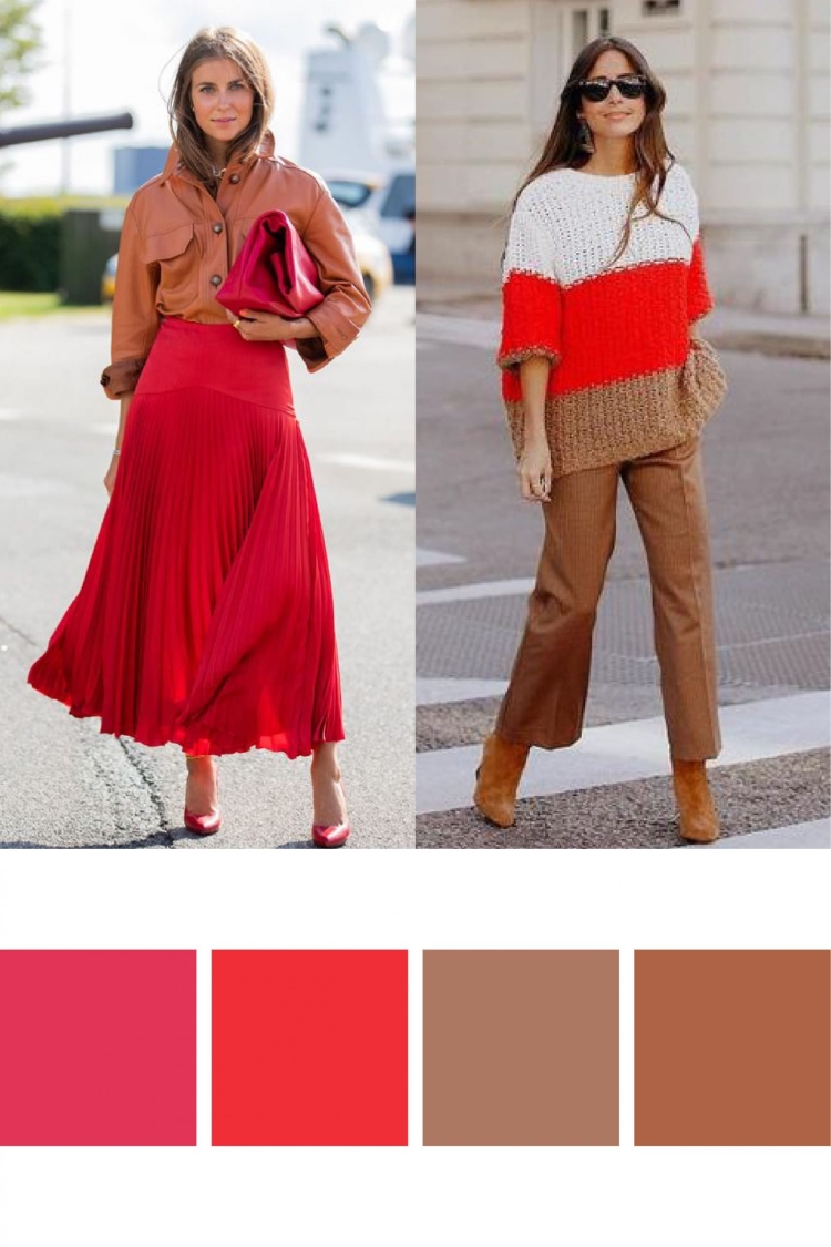 Цвет кэмел сочетание с винным