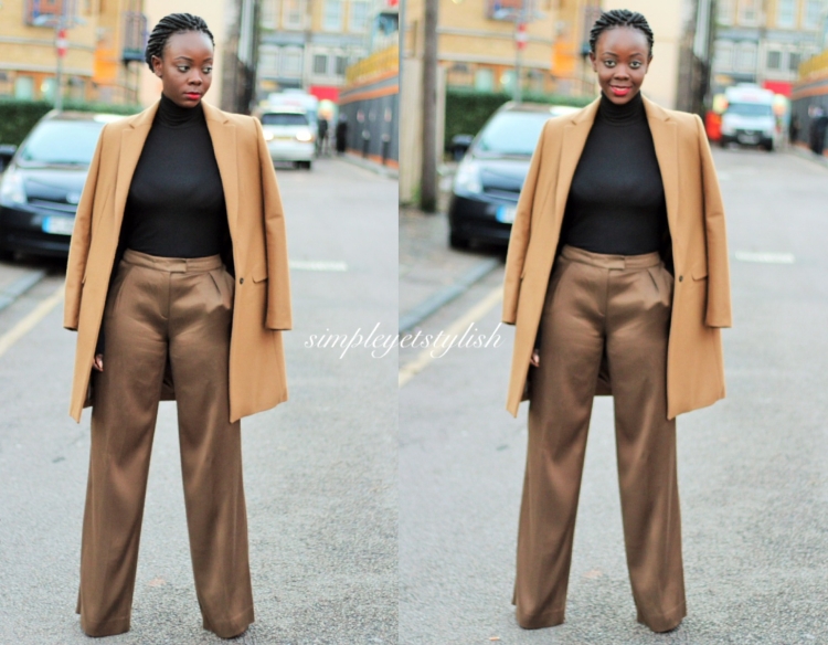 Брюки цвета кэмел