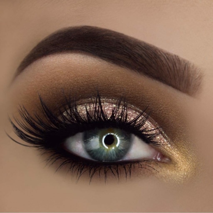 Легкий Смоки айс для зеленых глаз