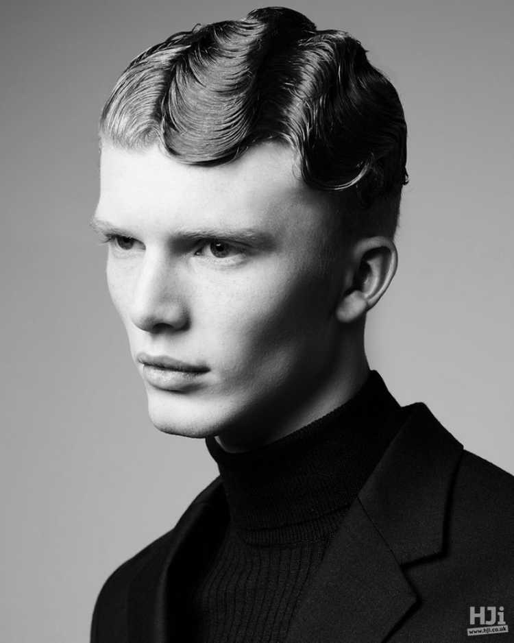 Мужские подиумные прически