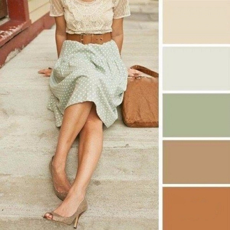 Сочетание бежевого цвета