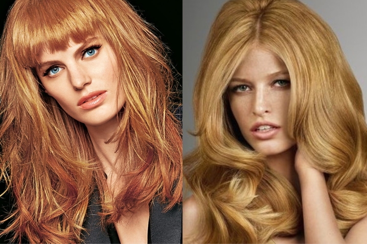 Пшенично Карамельный цвет волос