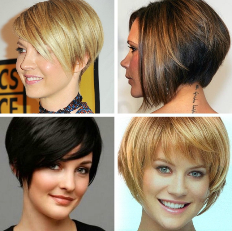 Градуированный Боб для круглого лица