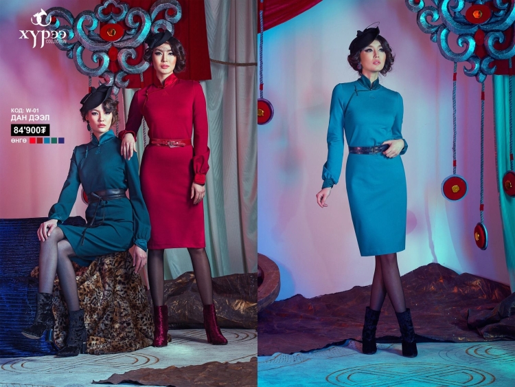 Платье в калмыцком стиле современное