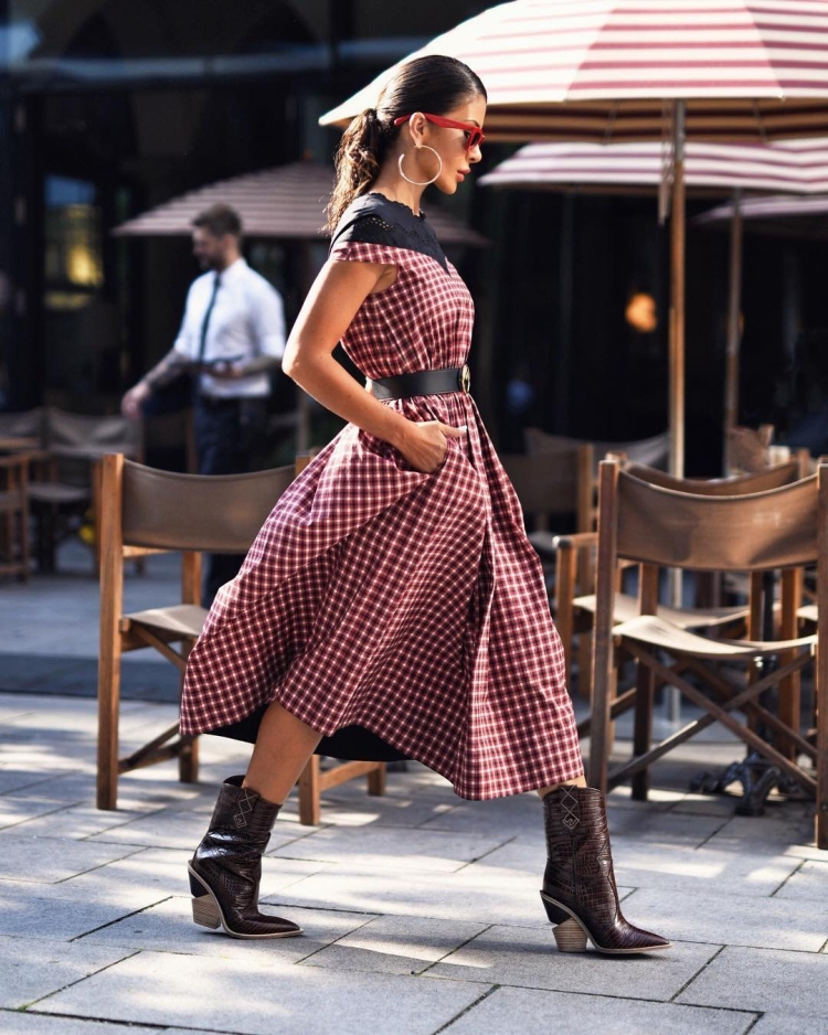 Платье в ковбойском стиле