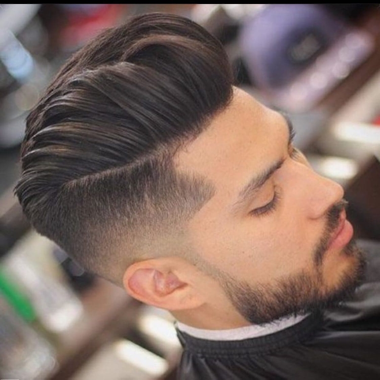 Помпадур, фэйд, Квифф.