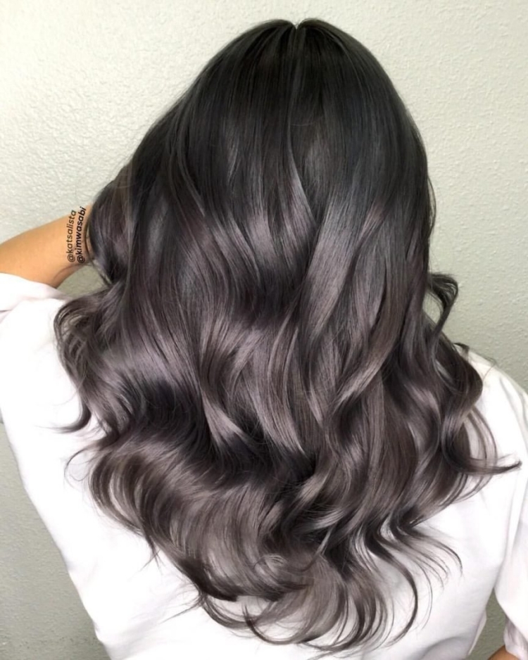 Темный шатен пепельный