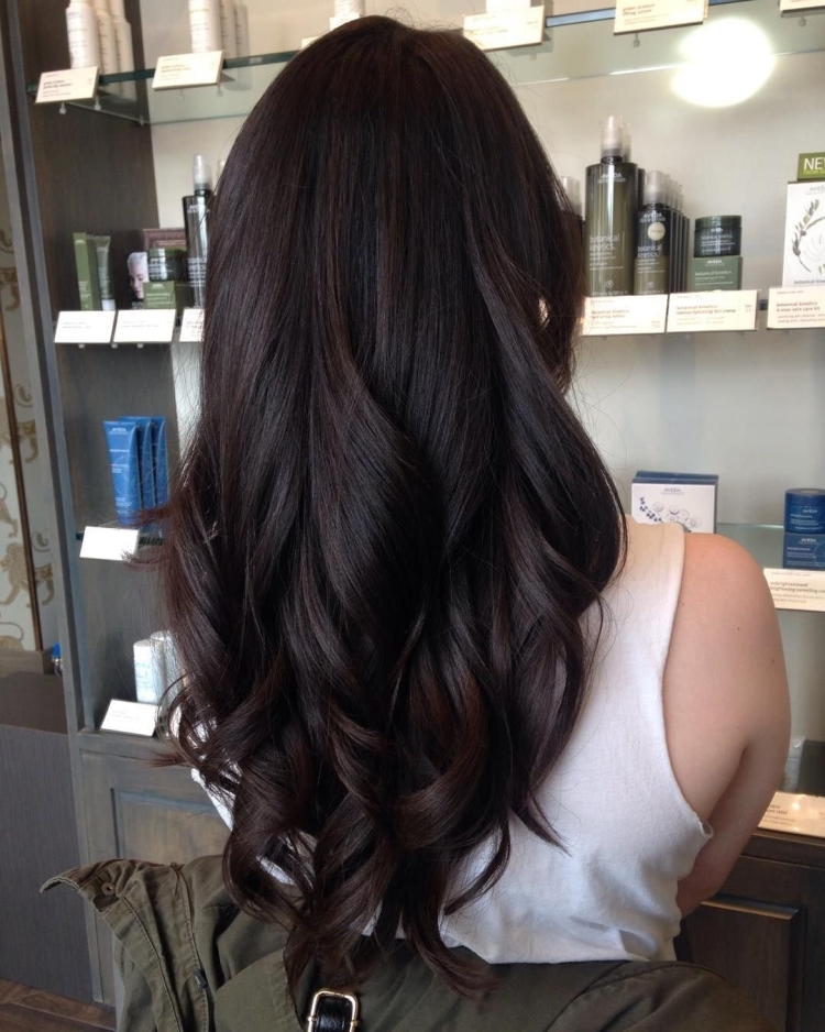 Темный шоколад цвет волос