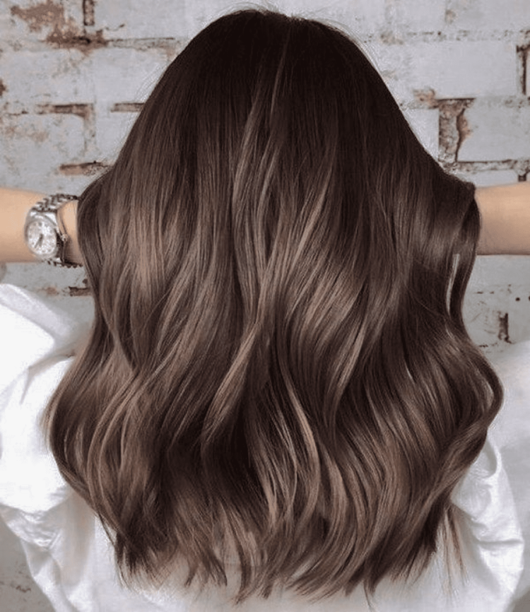 Окрашивание 2022 каштан