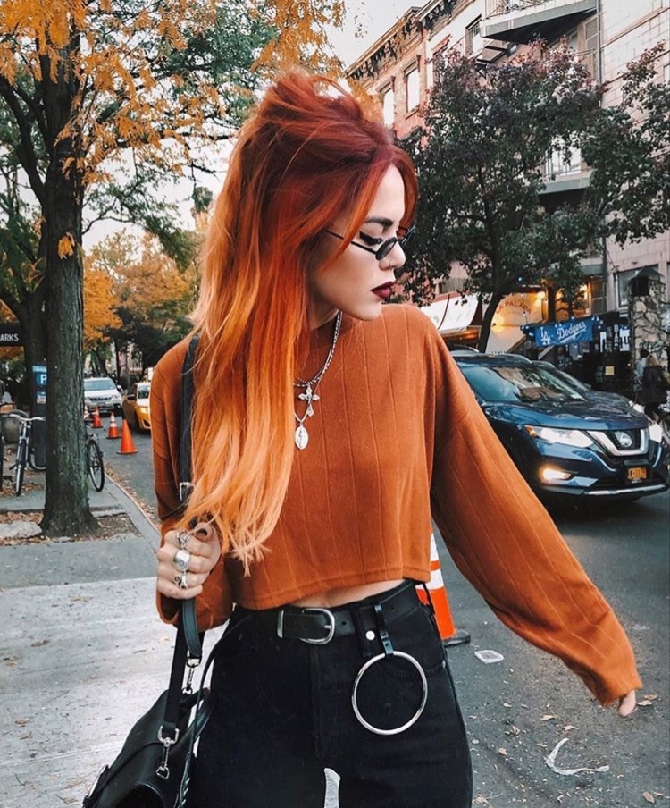 Стиль одежды для рыжих