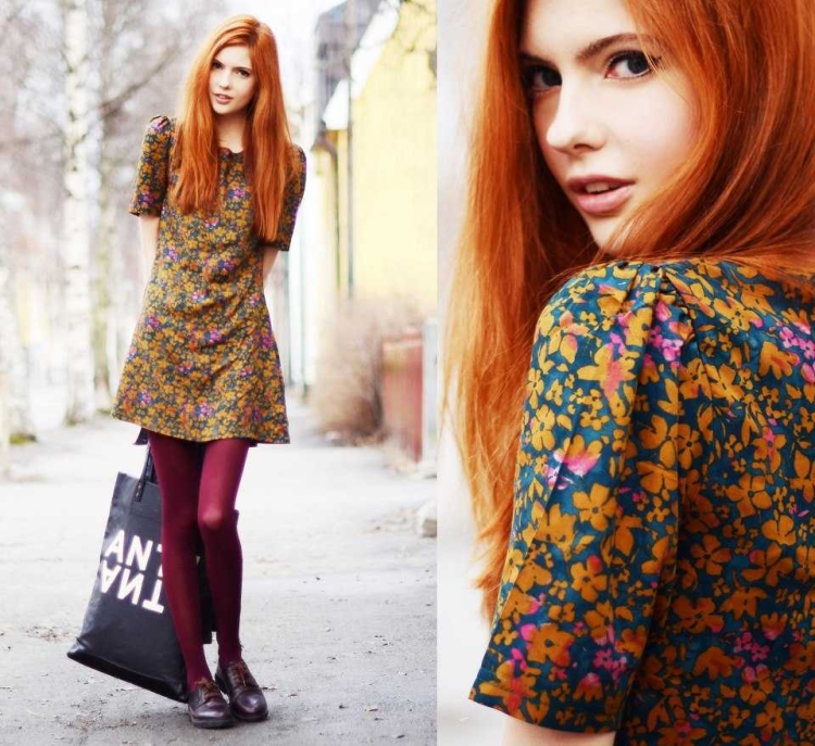 Эбба Зингмарк в платье