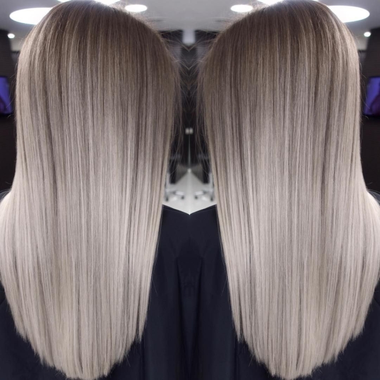 АИР тач окрашивание на длинные волосы