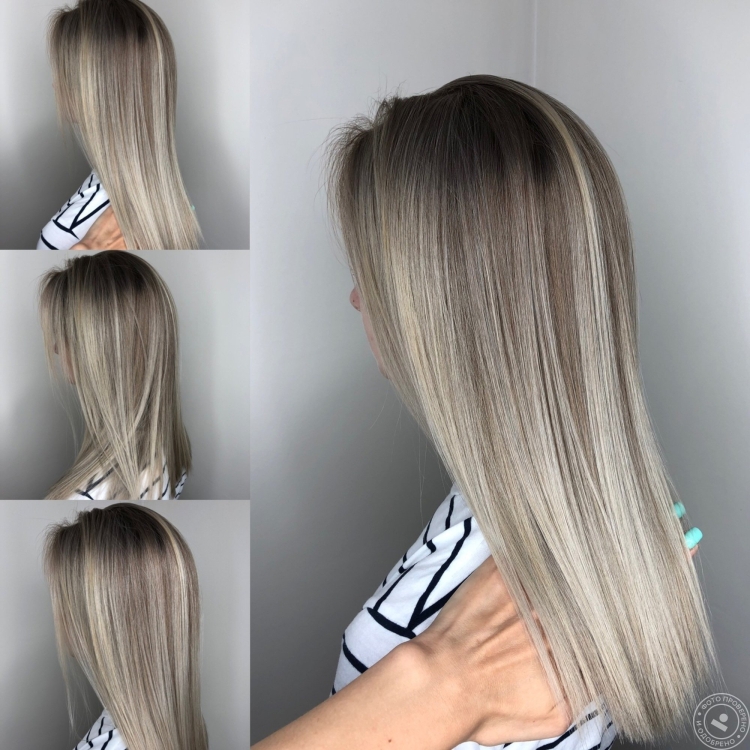 АИР тач на русые Каскад