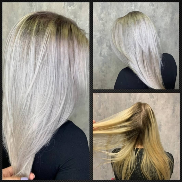 АИР тач блонд спереди