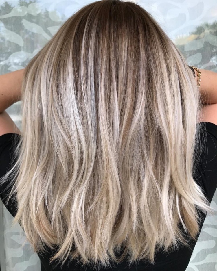 Балаяж колорирование + тонирование