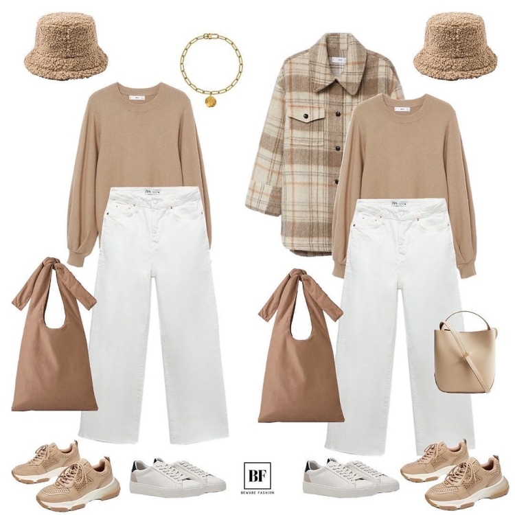 Капсула в бежевых тонах на весну