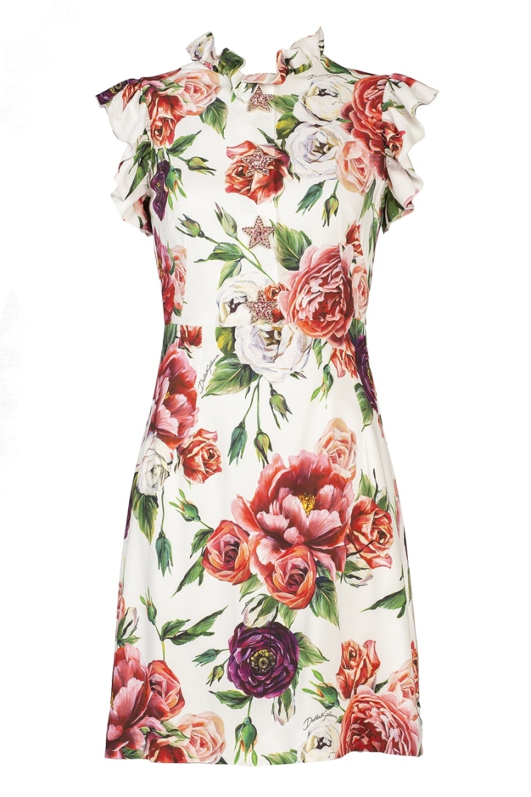 Платье Дольче Габбана с воланами