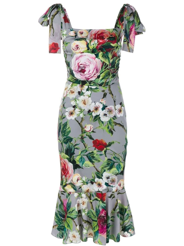Дольче Габбана платья цветы
