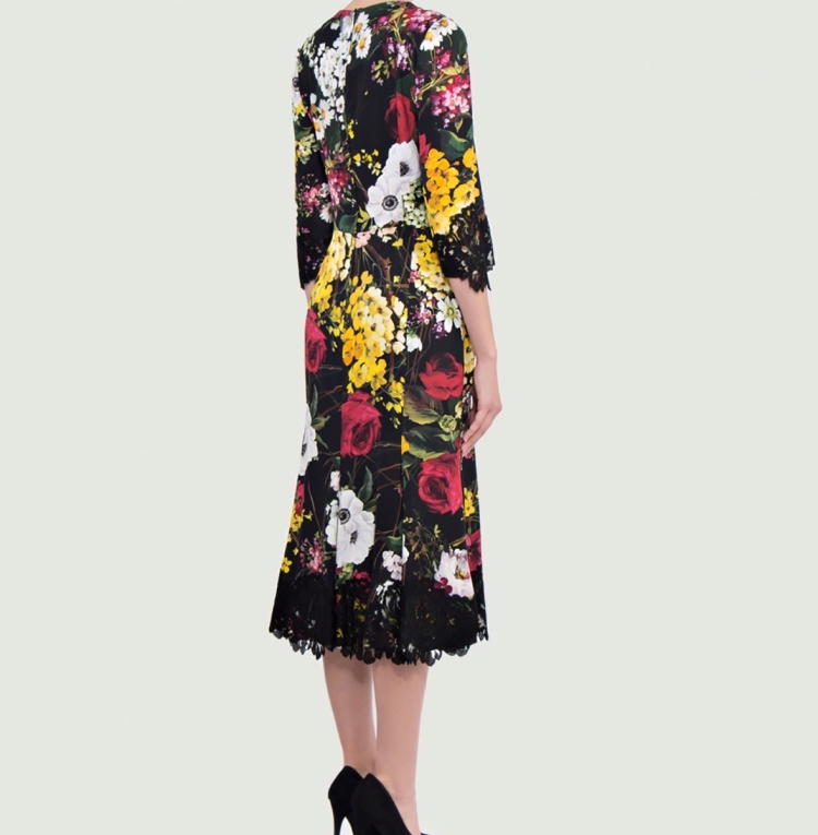 Платье Дольче Габбана шелк