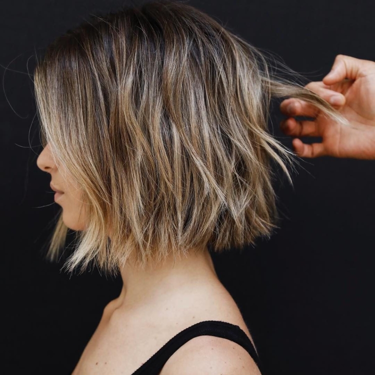 Рваное градуированное каре