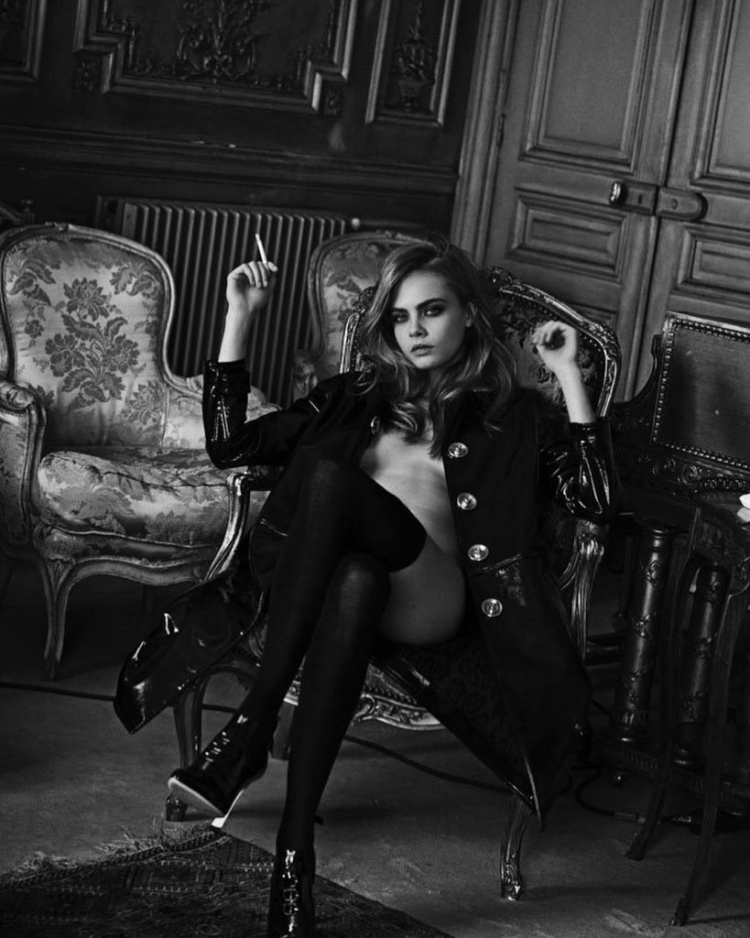 Питер Линдберг Кара Делевинь