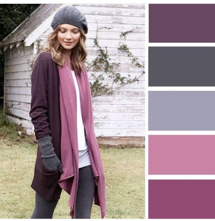 Сочетание цветов сливовый